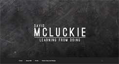 Desktop Screenshot of davidmcluckie.com