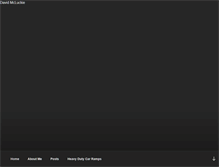 Tablet Screenshot of davidmcluckie.com